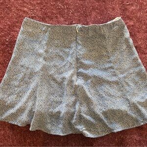 Abercrombie & Fitch Blue Floral Mini Skirt
